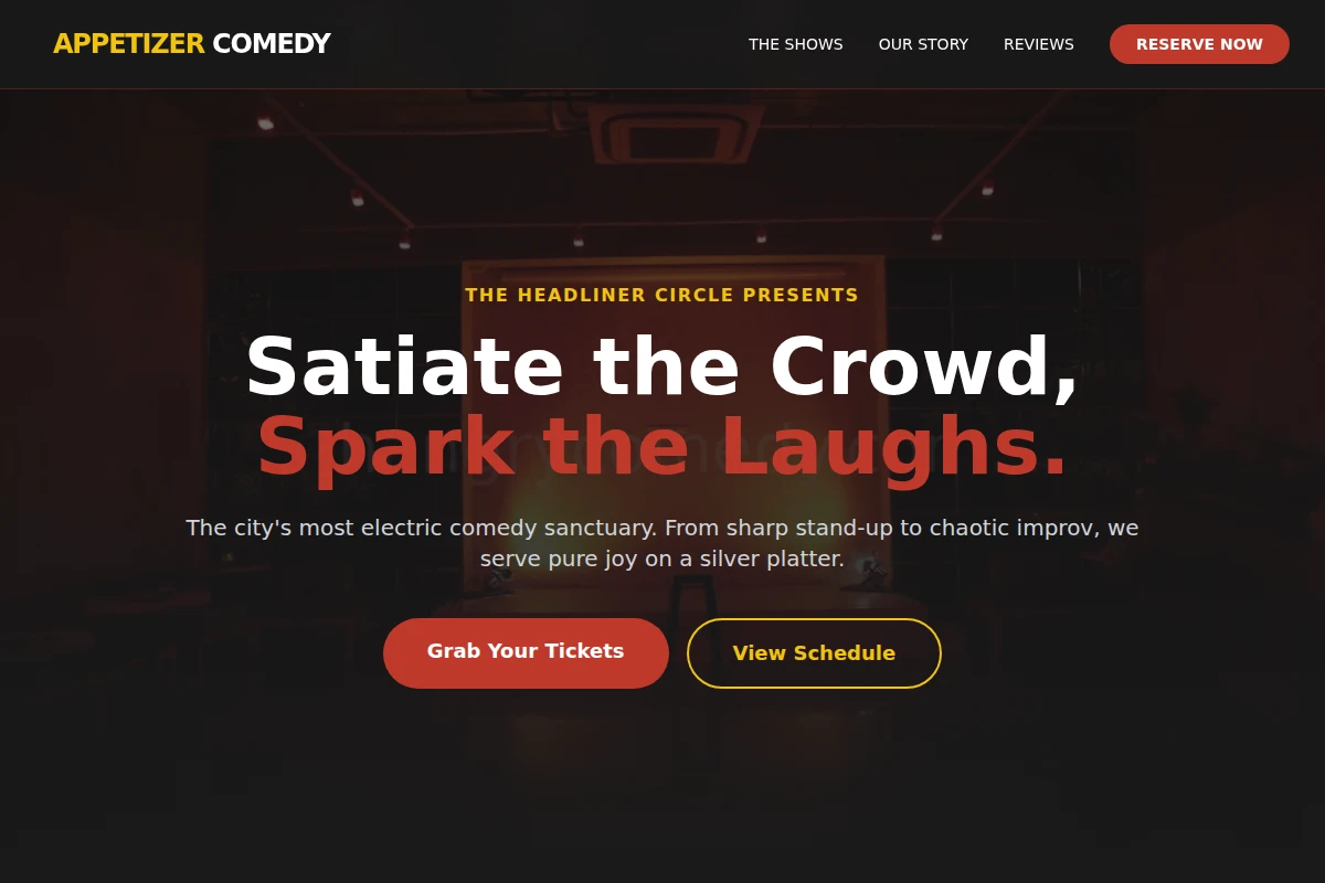 Appetizer Comedy