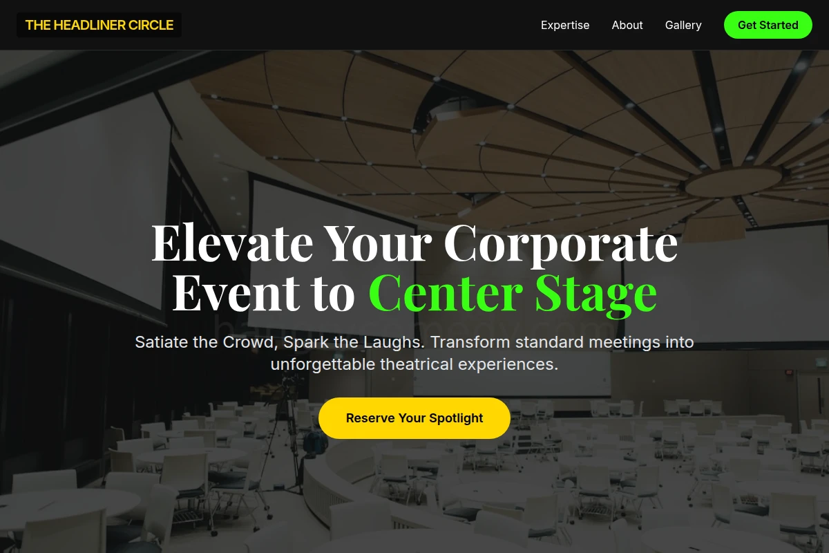 Theater Corporate Event
