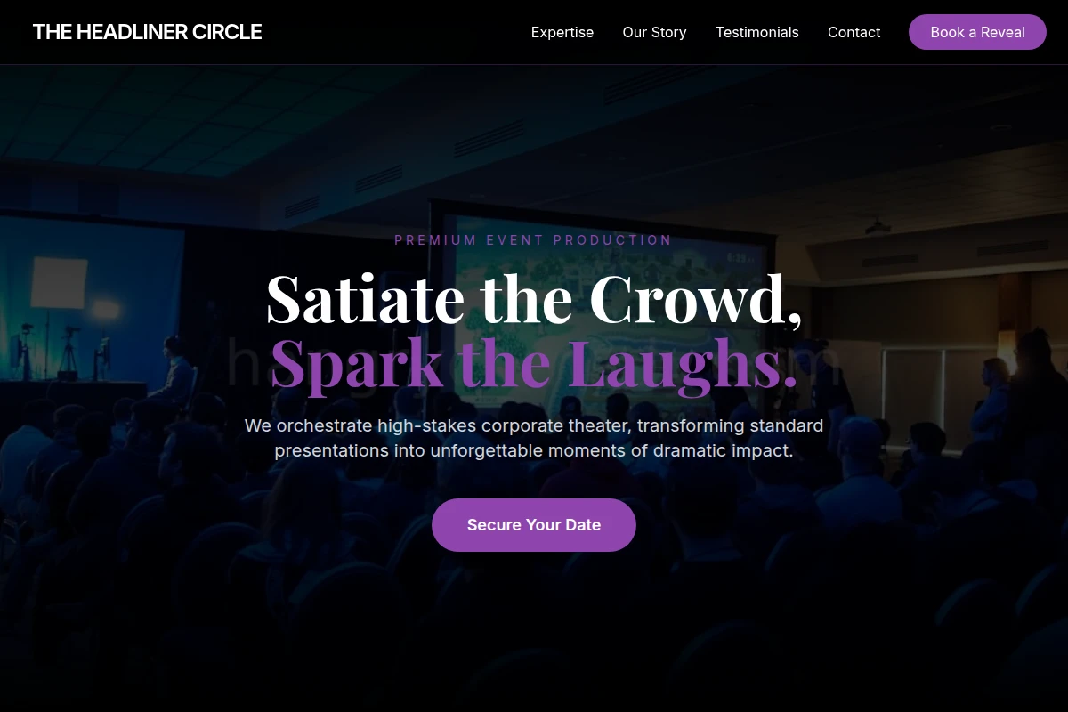 Curtain Corporate Event