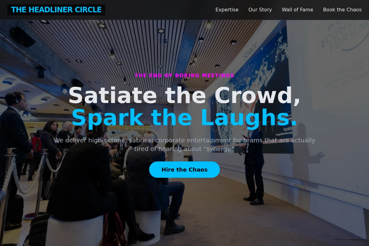 Sarcasm Corporate Event