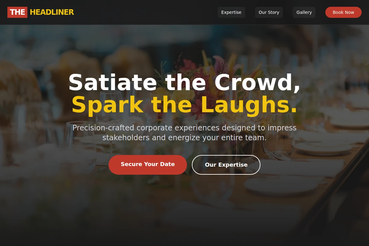 Plate Corporate Event
