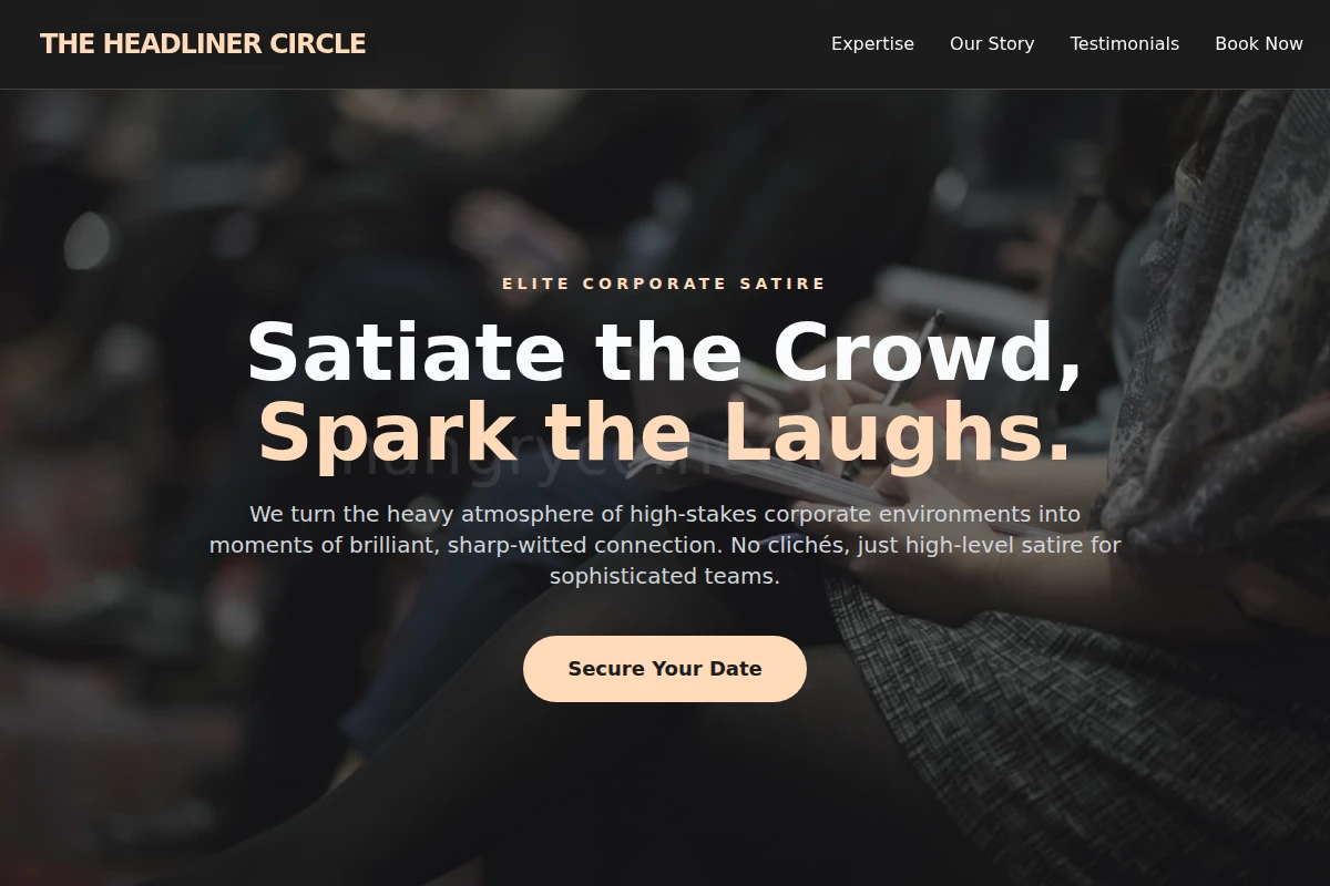 Satire Corporate Event