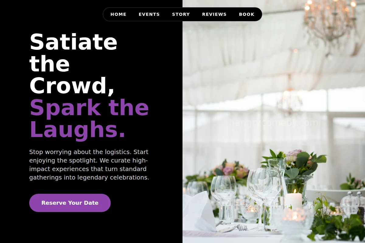Menu Event Planning