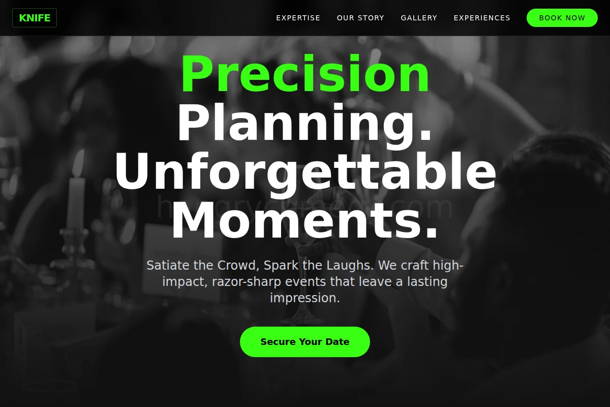 Knife Event Planning